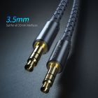 Аудио-кабель Essager Monster 3.5 мм - 3.5 мм (M/M), 1.2 м, Blue (EYP35-DY0G)
