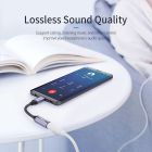 Адаптер Essager USB Type-C - 3.5 мм (M/F), 0.1 м, Black (EZJE01-0G)