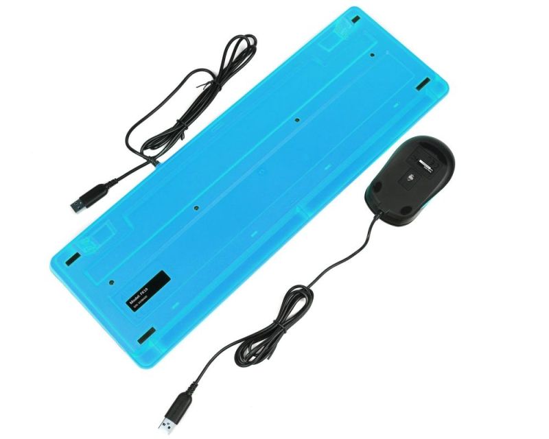Комплект (клавиатура, мышь) A4Tech F1010 Black/Blue (F1010 (Blue))