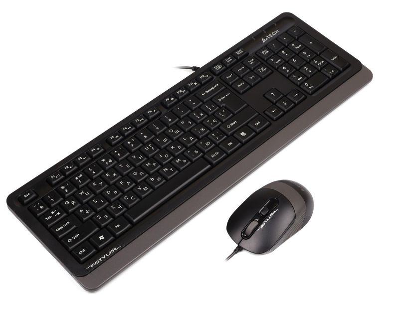 Комплект (клавіатура, миша) A4Tech F1010 Black/Grey (F1010 (Grey))