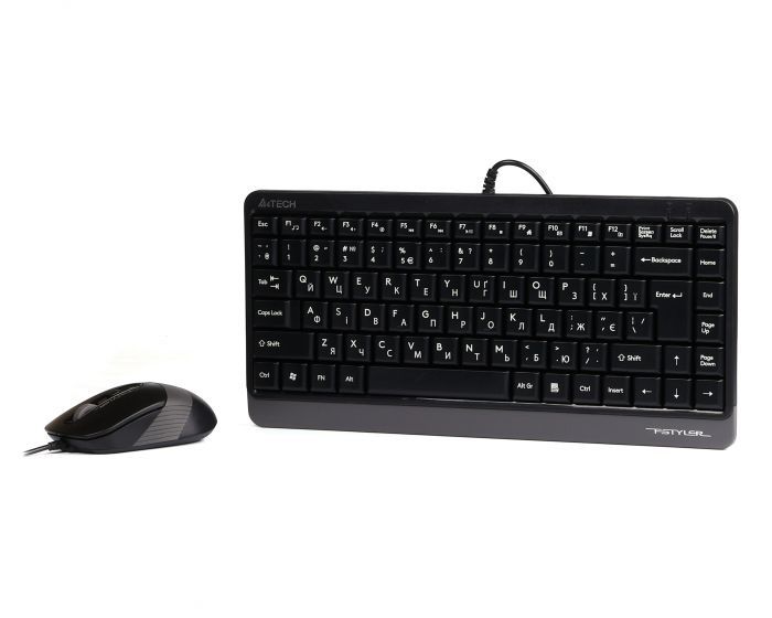 Комплект (клавиатура, мышь) A4Tech Fstyler F1110 Grey USB (F1110 (Grey))