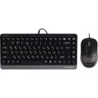 Комплект (клавиатура, мышь) A4Tech Fstyler F1110 Grey USB (F1110 (Grey))