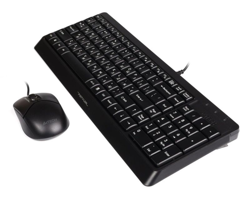 Комплект (клавиатура, мышь) A4Tech F1512 Black (F1512 (Black))