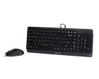 Комплект (клавиатура, мышь) A4Tech F1512 Black (F1512 (Black))
