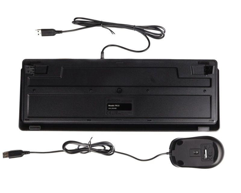 Комплект (клавиатура, мышь) A4Tech F1512 Black (F1512 (Black))