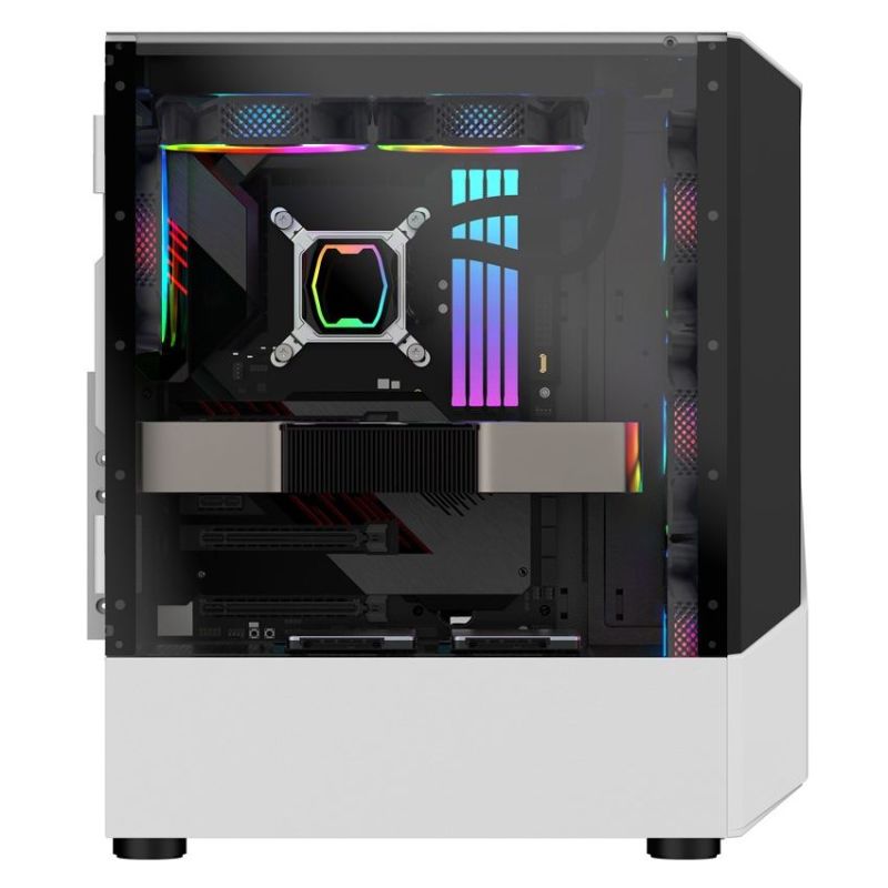 Корпус 1stPlayer White 600W (F3-A-WH-4F1-PS-600FK-EU)