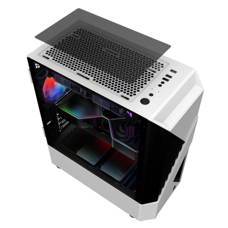 Корпус 1stPlayer White 600W (F3-A-WH-4F1-PS-600FK-EU)