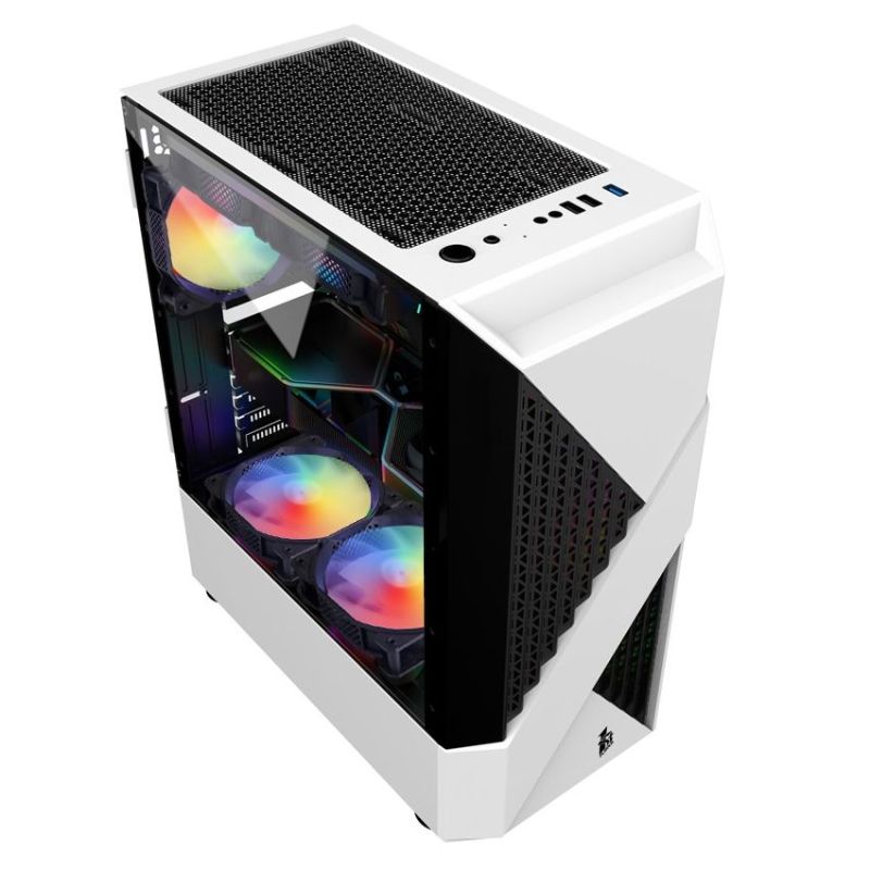 Корпус 1stPlayer White 600W (F3-A-WH-4F1-PS-600FK-EU)