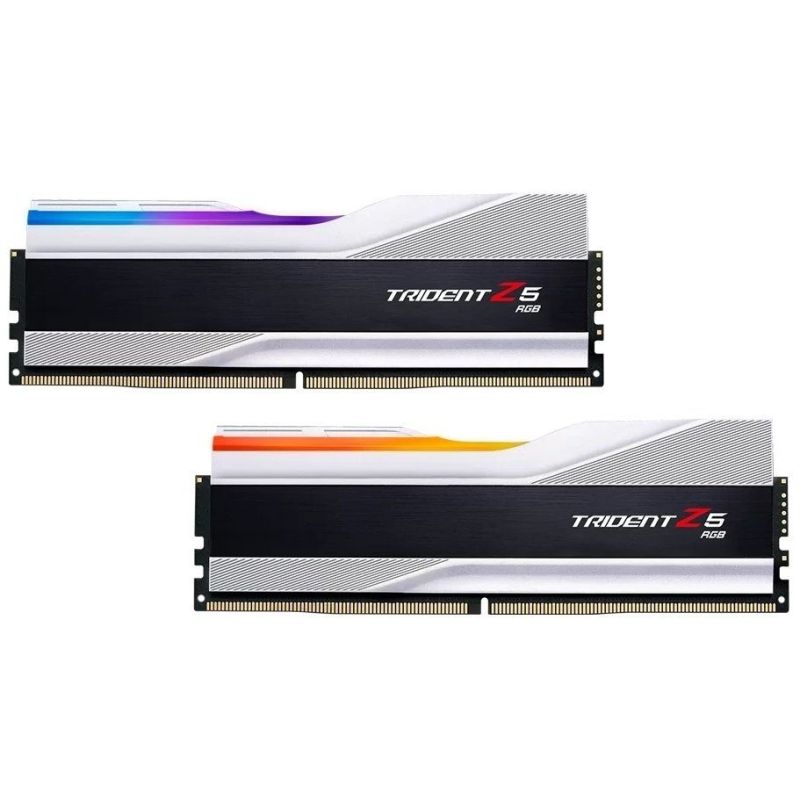 Модуль пам`ятi DDR5 2x16GB/6800 G.Skill Trident Z5 RGB Silver (F5-6800J3445G16GX2-TZ5RS)