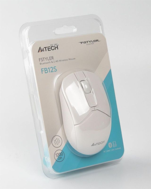 Миша бездротова A4Tech FB12S White (FB12S (White))