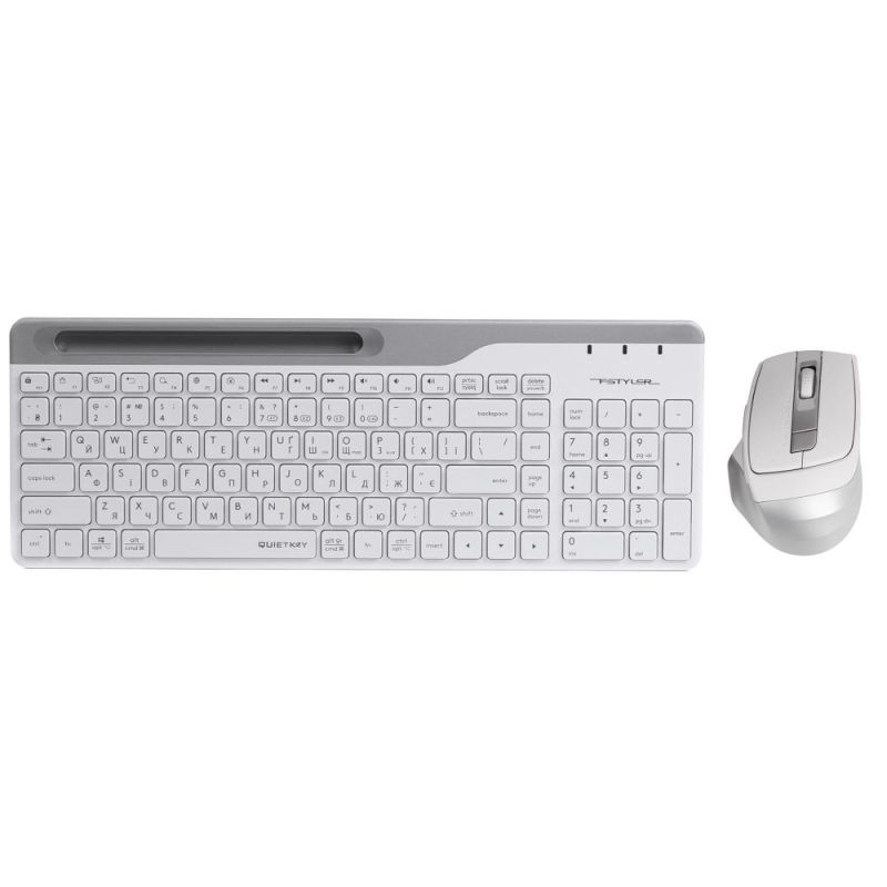 Комплект (клавиатура, мышь) беспроводной A4Tech FB2535C Icy White (FB2535C (Icy White))