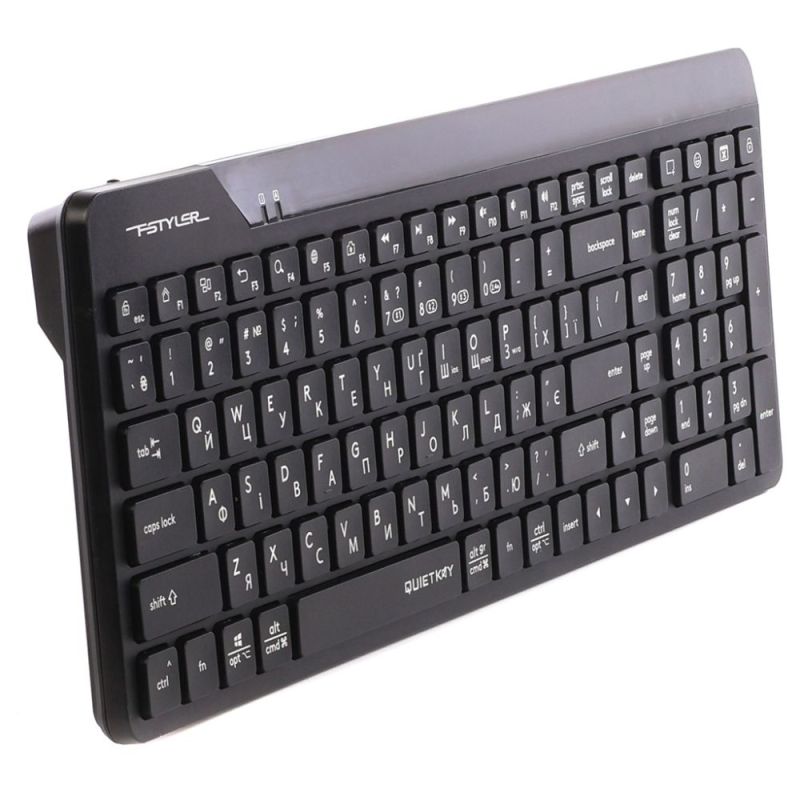 Клавіатура бездротова A4Tech FBK23 AS Black (FBK23 AS (Black))