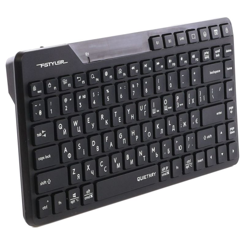 Клавіатура бездротова A4Tech FBK26C AS Black (FBK26C AS (Black))