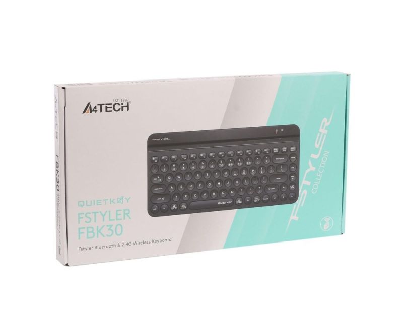 Клавіатура бездротова A4Tech FBK30 Black (FBK30 (Black))