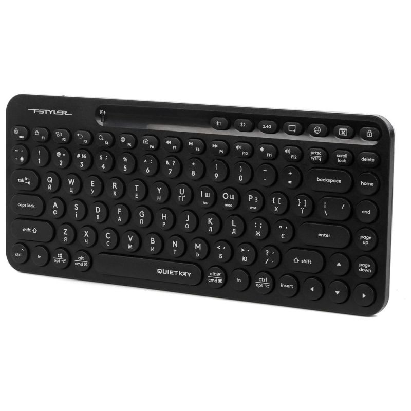 Клавіатура бездротова A4Tech FBK36C AS Black (FBK36C AS (Black))