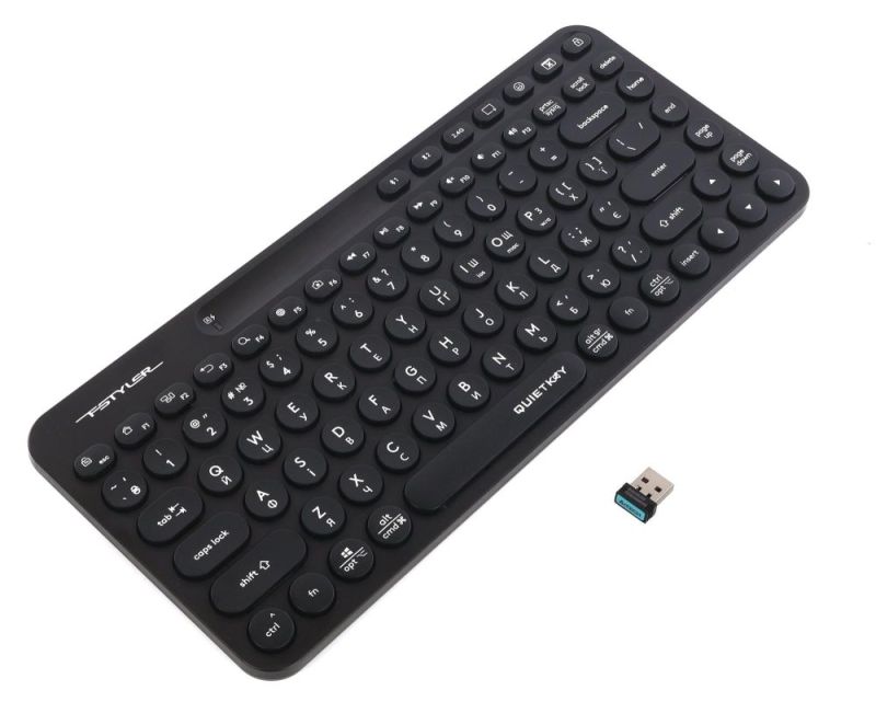 Клавіатура бездротова A4Tech FBK36C AS Black (FBK36C AS (Black))