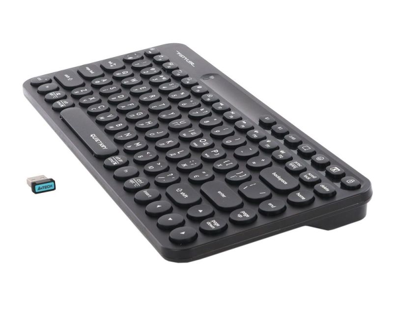 Клавіатура бездротова A4Tech FBK36C AS Black (FBK36C AS (Black))