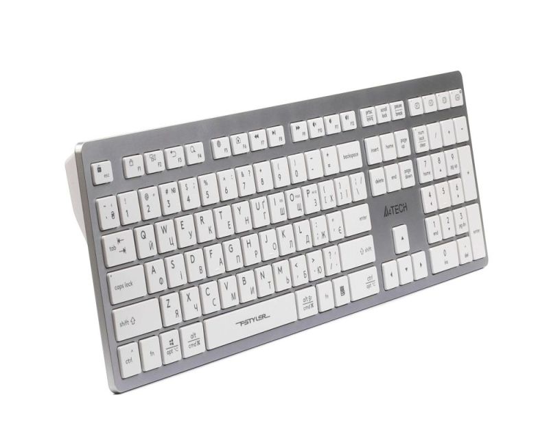 Клавиатура беспроводная A4Tech Fstyler FBX50C White (FBX50C (White))