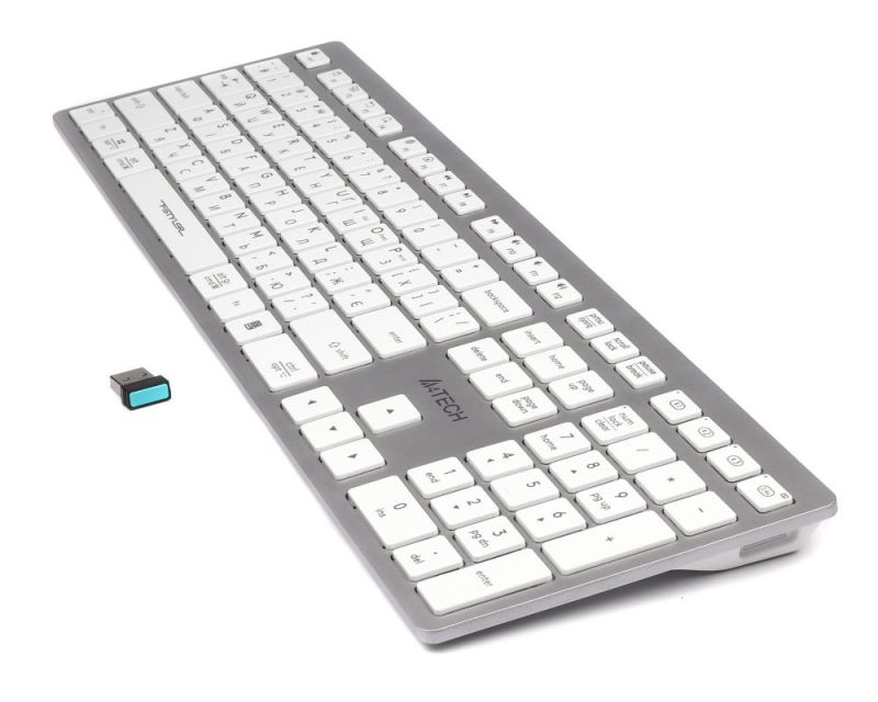 Клавиатура беспроводная A4Tech Fstyler FBX50C White (FBX50C (White))