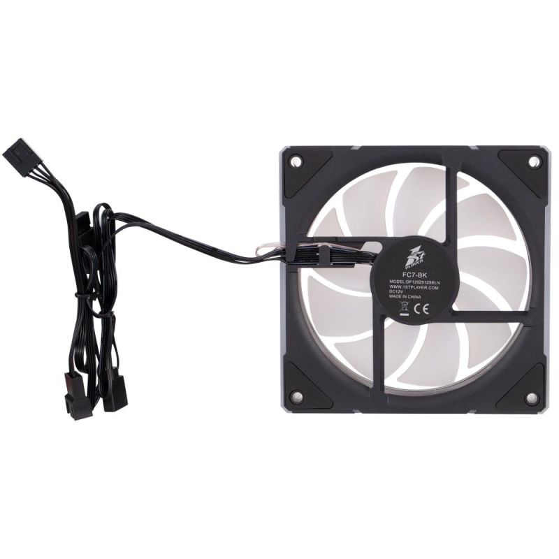 Вентилятор 1stPlayer FC7 Black (FC7-BK-1IN1)