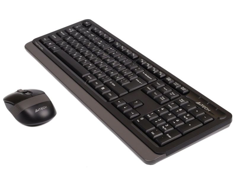 Комплект (клавіатура, миша) бездротовий A4Tech FG1010 Black/Grey (FG1010 (Grey))