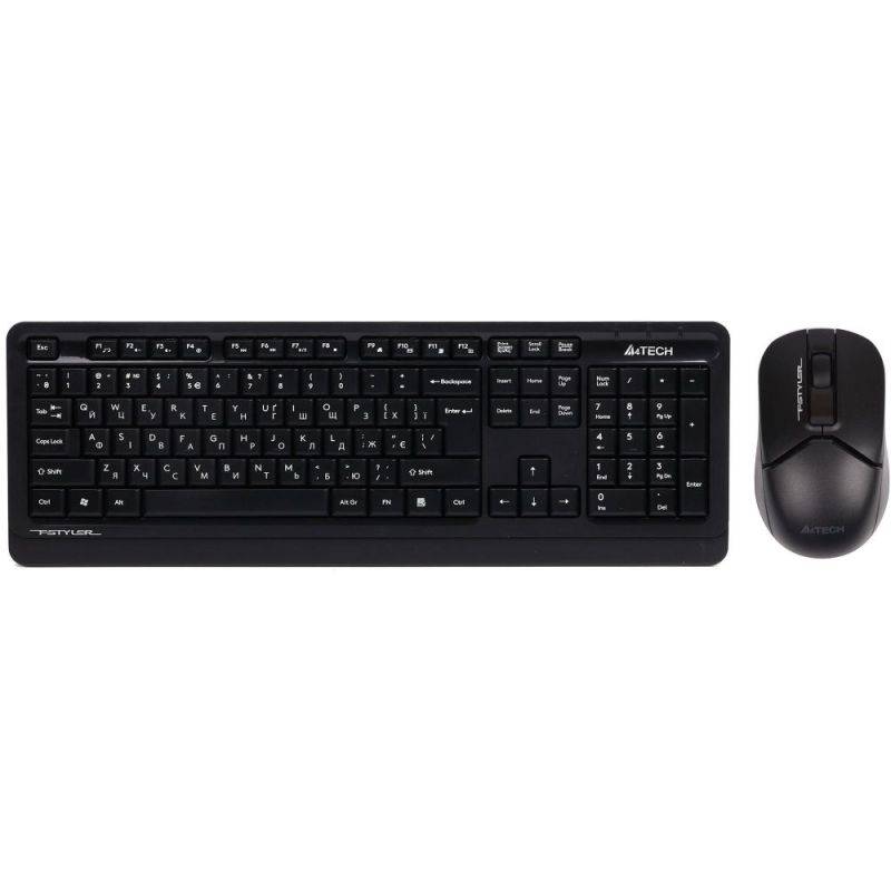 Комплект (клавіатура, миша) бездротовий A4Tech FG1012 Black (FG1012 (Black))