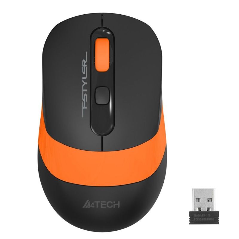 Миша бездротова A4Tech FG10S Orange/Black USB (FG10S (Orange))