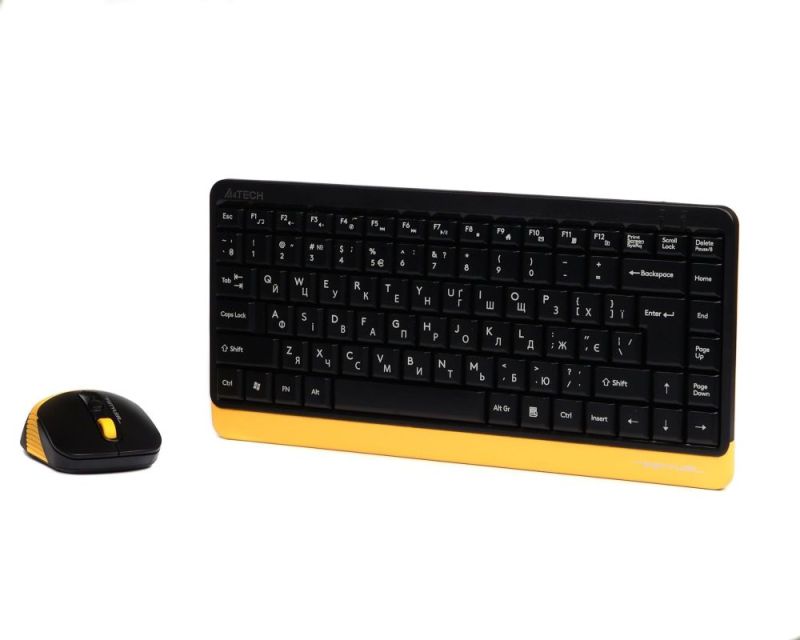 Комплект (клавиатура, мышь) беспроводной A4Tech FG1110 Bumblebee USB (FG1110 (Bumblebee))