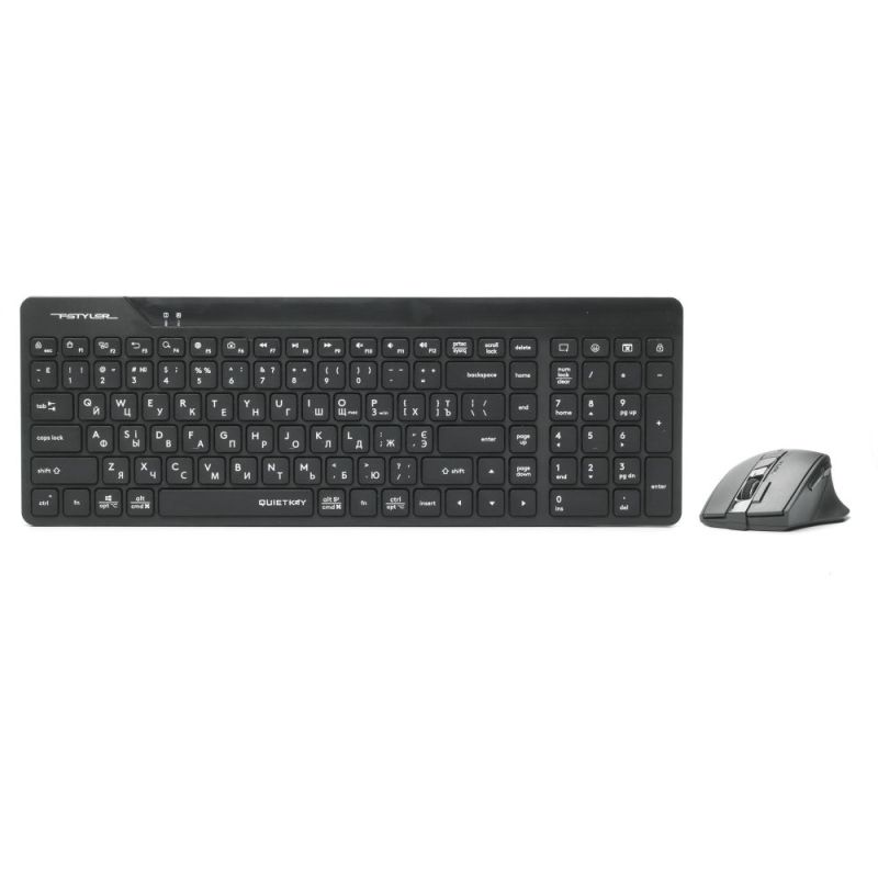 Комплект (клавіатура, миша) бездротовий A4Tech Fstyler FG2400 Air2 Black (FG2400 Air2 (Black))