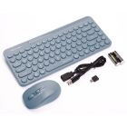 Комплект (клавіатура, миша) бездротовий A4Tech FG3200 Air2 Blue (FG3200 Air2 (Blue))