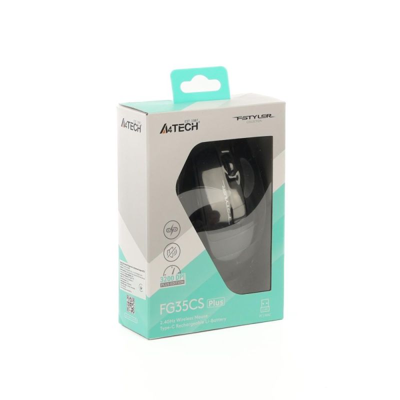 Миша бездротова A4Tech Fstyler FG35CS Plus Grey (FG35CS Plus (Grey))