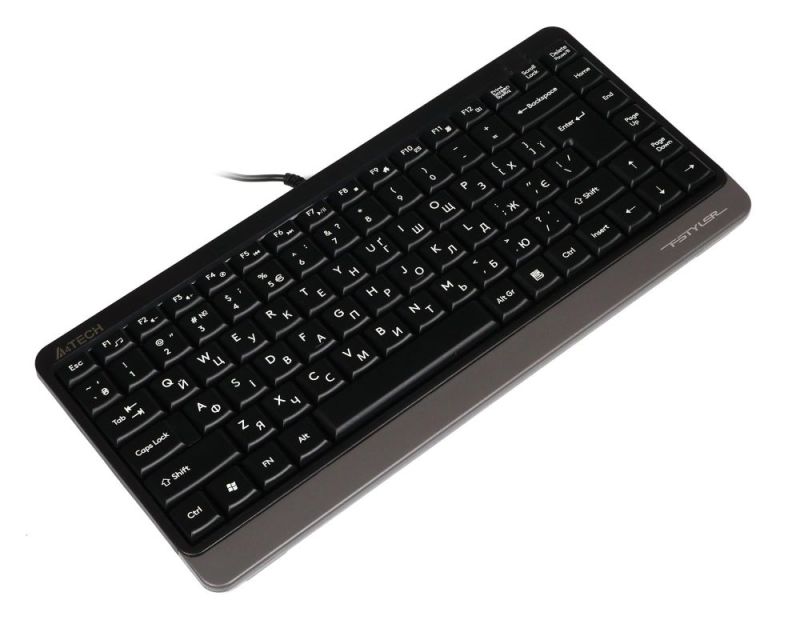 Клавіатура A4Tech FK11 Ukr Grey (FK11 USB (Grey))