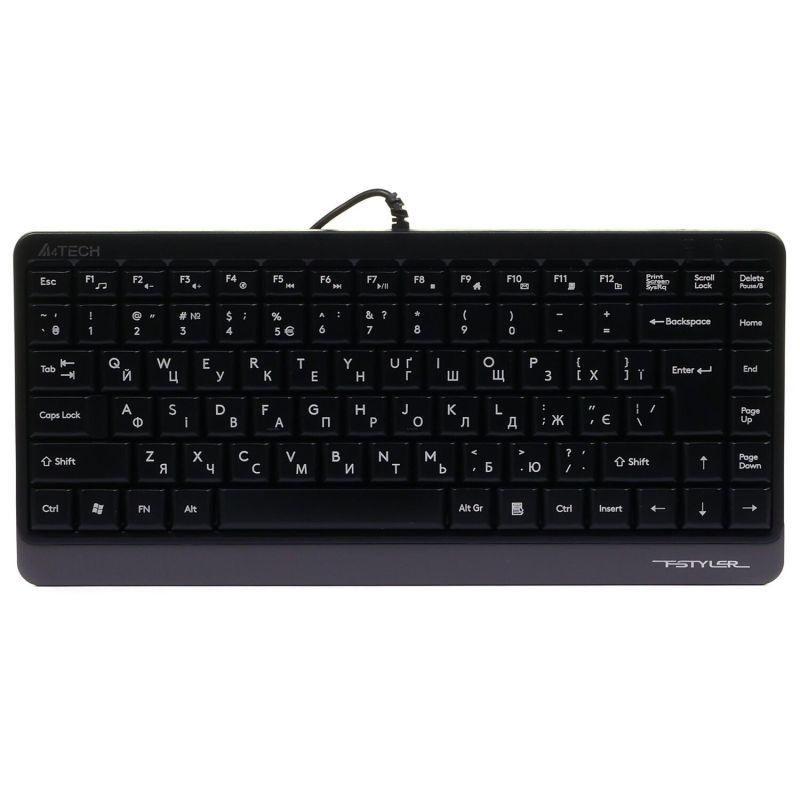 Клавіатура A4Tech FK11 Ukr Grey (FK11 USB (Grey))