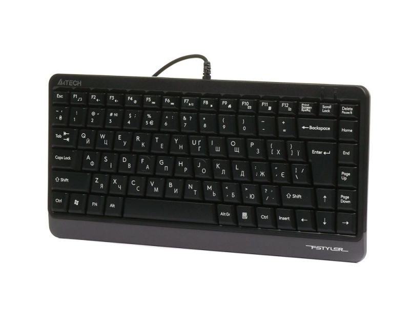 Клавіатура A4Tech Fstyler FKS11 Grey (FKS11 USB (Grey))