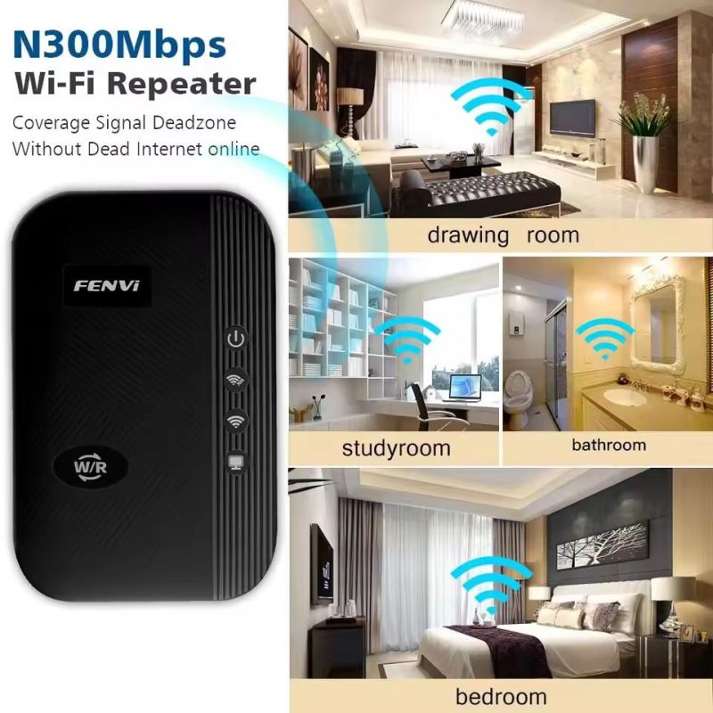 Точка доступа Fenvi Wi-Fi Repeater (FWD-R616U Black)