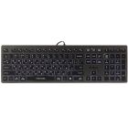 Клавіатура A4Tech Fstyler FX60 White Neon Backlit (FX60 USB (Grey) White backlit)