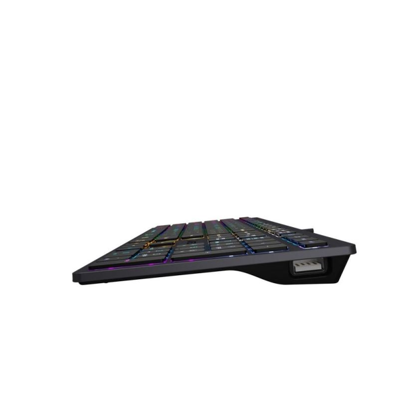 Клавиатура A4Tech Fstyler FX60H Grey Neon Backlit (FX60H USB (Grey) Neon backlit)