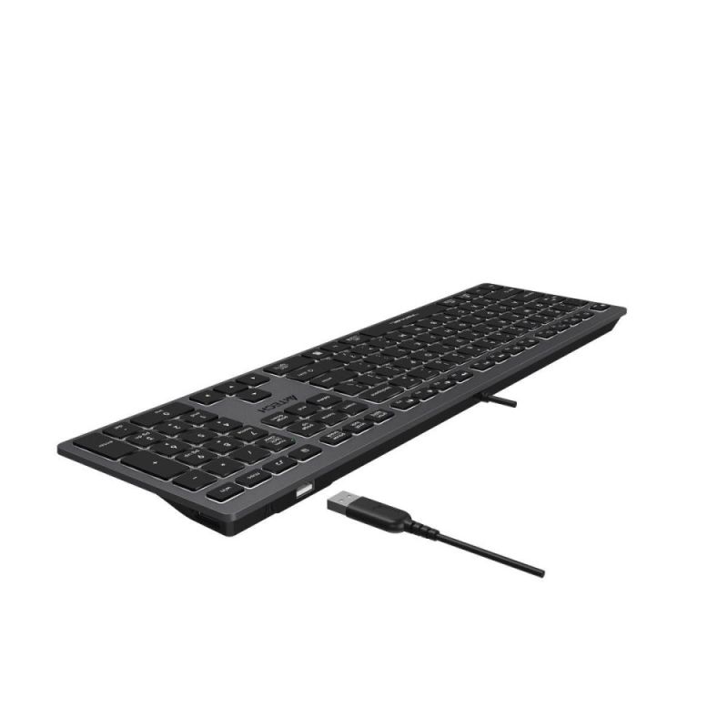 Клавиатура A4Tech Fstyler FX60H Grey White Backlit (FX60H USB (Grey) White backlit)