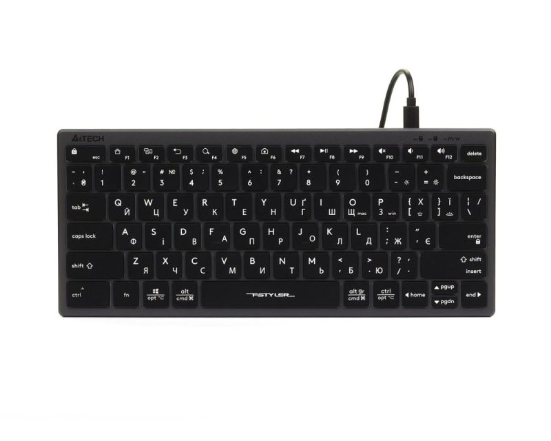 Клавиатура A4Tech Fstyler FX61 Grey (FX61 USB (Grey))