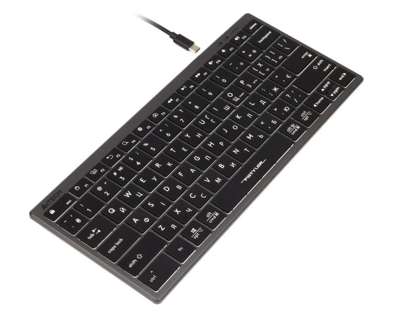 Клавиатура A4Tech Fstyler FX61 Grey (FX61 USB (Grey))