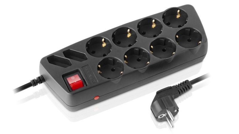 Фильтр питания REAL-EL RS-10 Protect 1.8 м Black (EL122300038)
