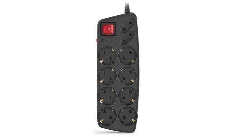 Фільтр живлення REAL-EL RS-10 Protect 5 м Black (EL122300040)