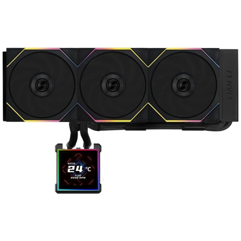 Система водяного охолодження Lian Li HydroShift II LCD-S 360TL Black (G89.GHS2LCDS36TB.00)