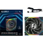 Вентилятор Lian Li Uni Fan SL Wireless LCD Reverse 120-1 Black (G99.12RSLLCD1W1B.00)