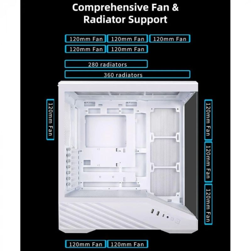 Корпус Lian Li Vector V100R White без БП (G99.V100RW.01)