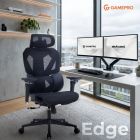 Крісло для геймерів GamePro Edge Black (GC820MB)