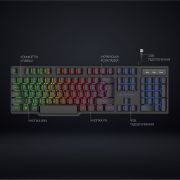 Клавіатура GamePro RGB Black  (GK380)