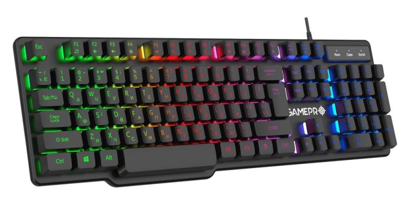 Клавіатура GamePro RGB Black  (GK380)