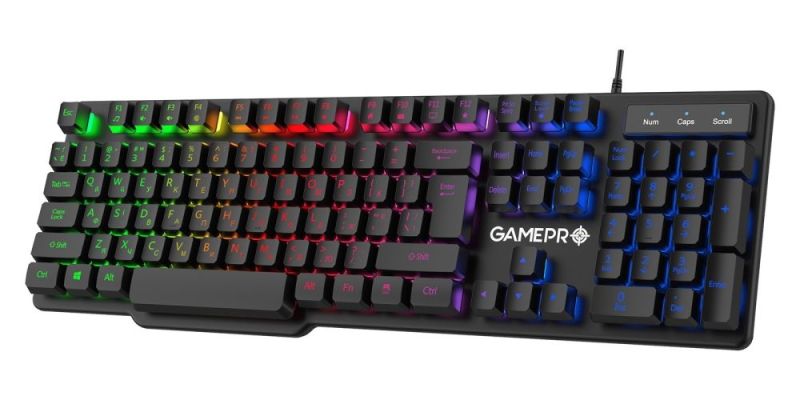 Клавіатура GamePro RGB Black  (GK380)