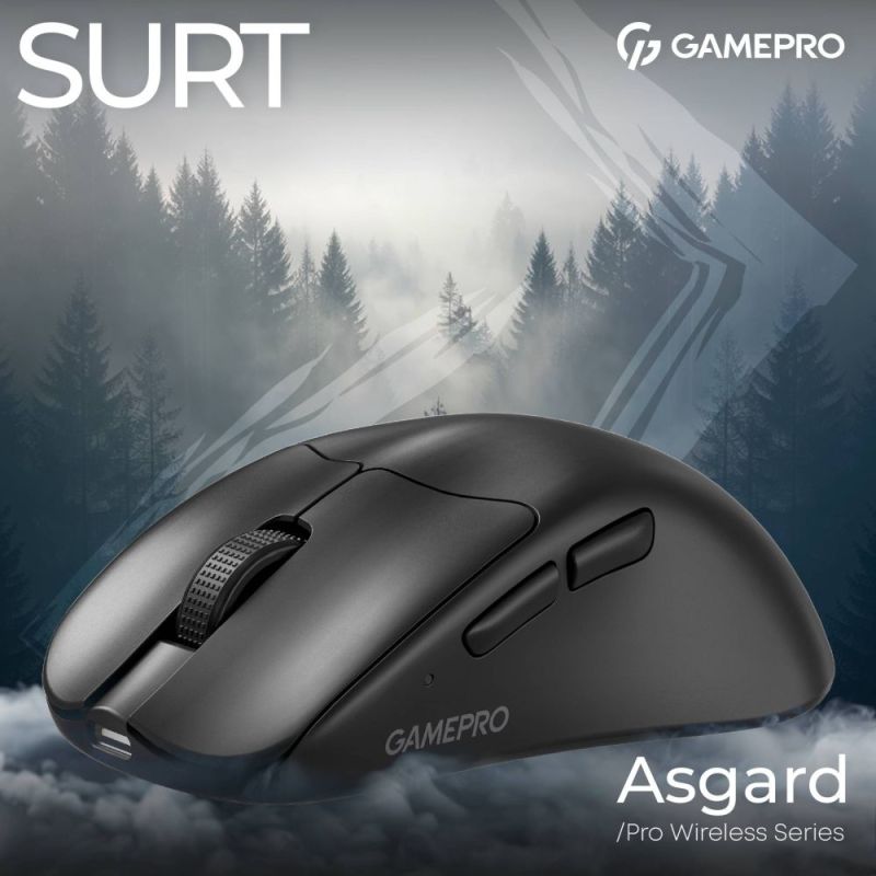 Миша бездротова GamePro Asgard Surt Black (GM017B)